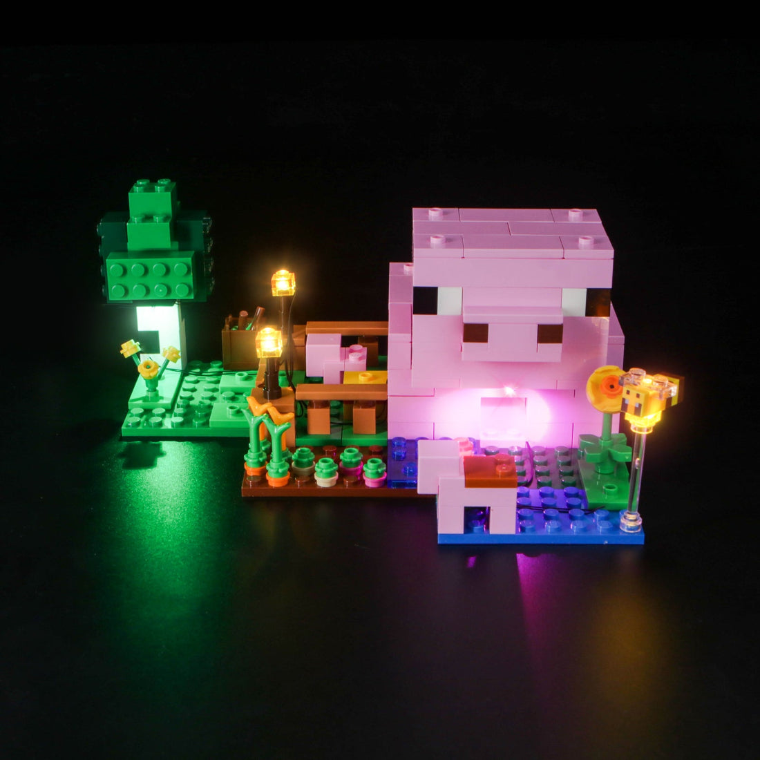 Light Kit for LEGO Minecraft The Baby Pig House 21268