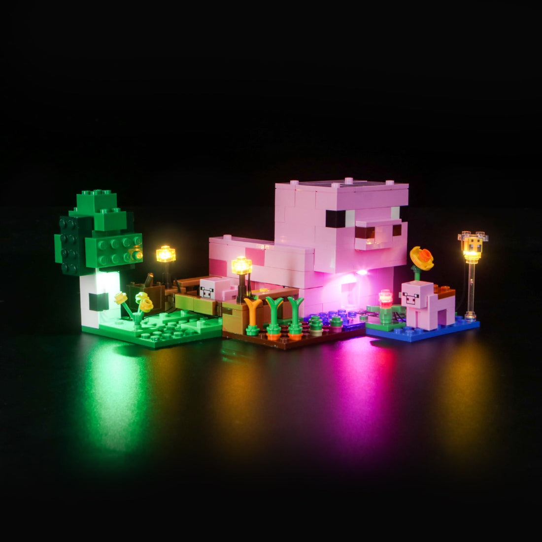 Light Kit for LEGO Minecraft The Baby Pig House 21268