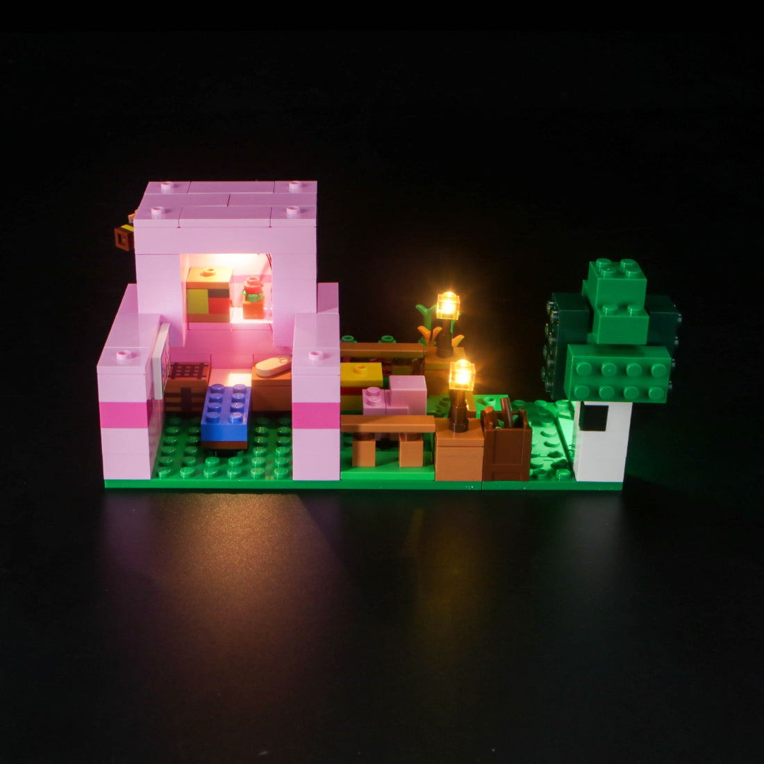 Light Kit for LEGO Minecraft The Baby Pig House 21268