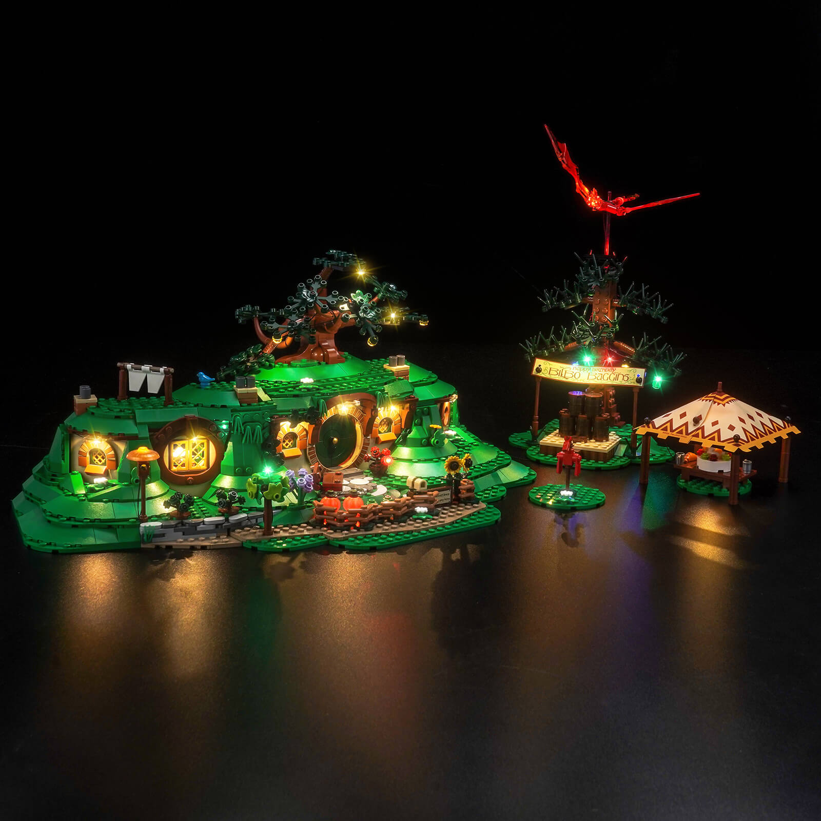 Light Kit for LEGO Icons The Lord of the Rings: The Shire 10354