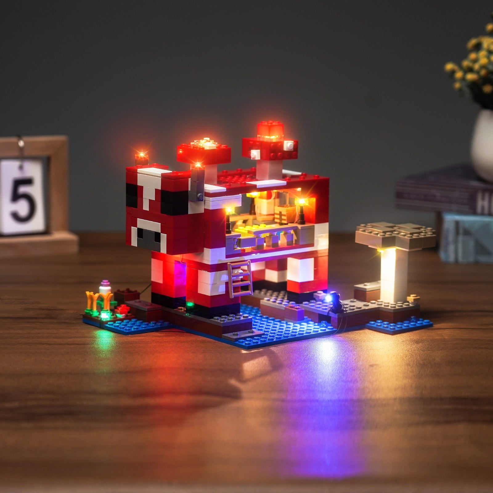 Light Kit for LEGO Minecraft The Mooshroom House 21270
