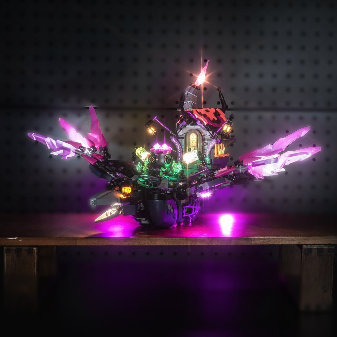 Light Kit for LEGO DREAMZzz The Never Witch's Midnight Raven 71478
