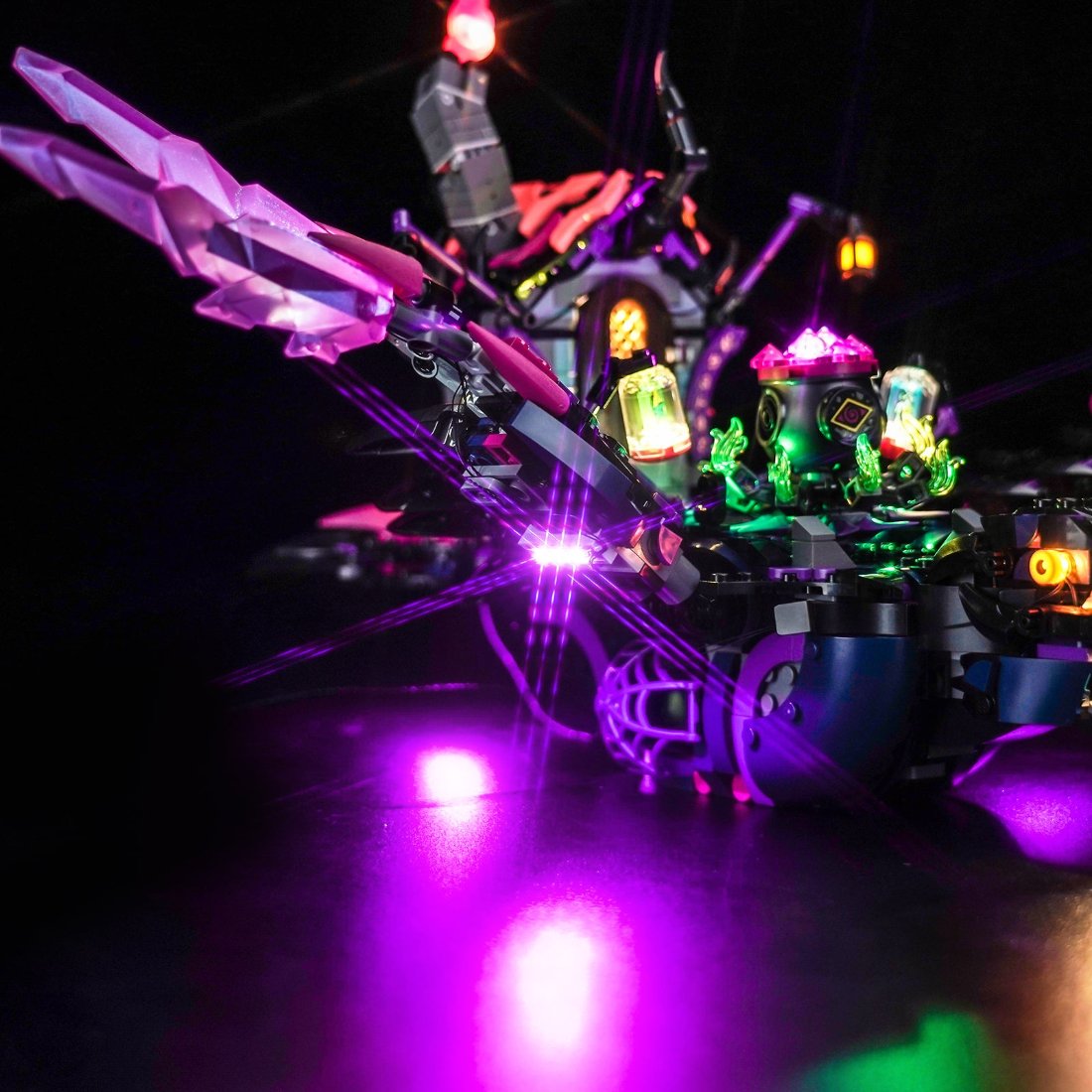 Light Kit for LEGO DREAMZzz The Never Witch's Midnight Raven 71478