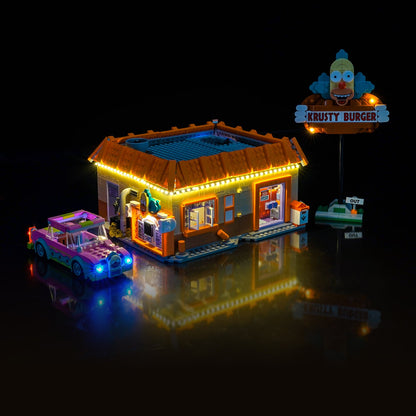 Light Kit for LEGO Icons The Simpsons: Krusty Burger 10352