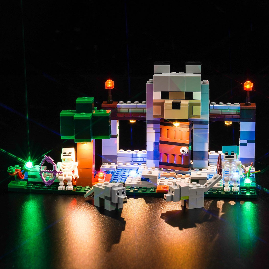 Light Kit for LEGO Ideas The Wolf Stronghold 21261