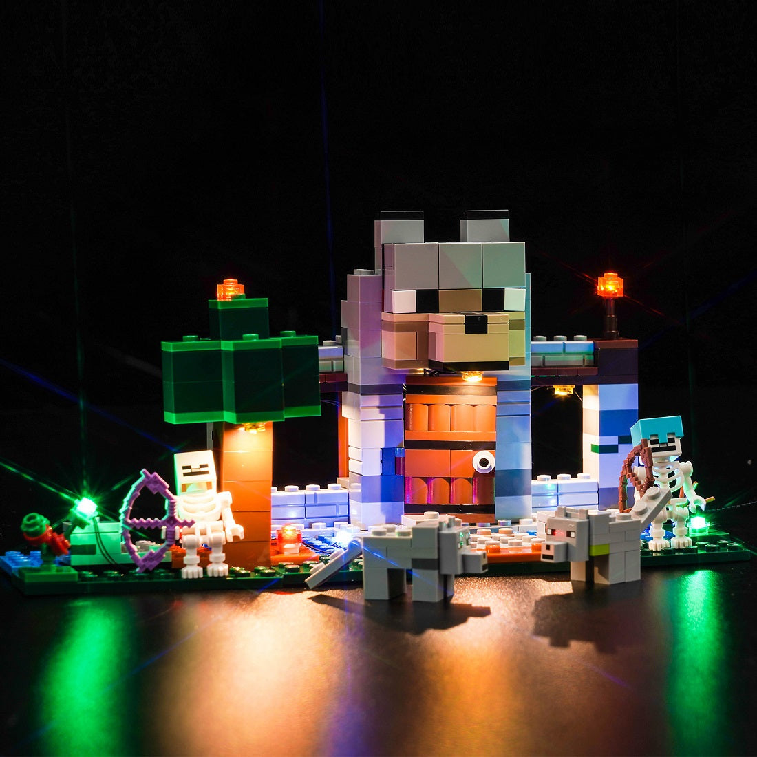 Light Kit for LEGO Ideas The Wolf Stronghold 21261
