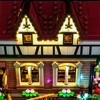 Light Kit for LEGO Icons Tudor Corner 10350