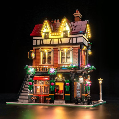 Light Kit for LEGO Icons Tudor Corner 10350