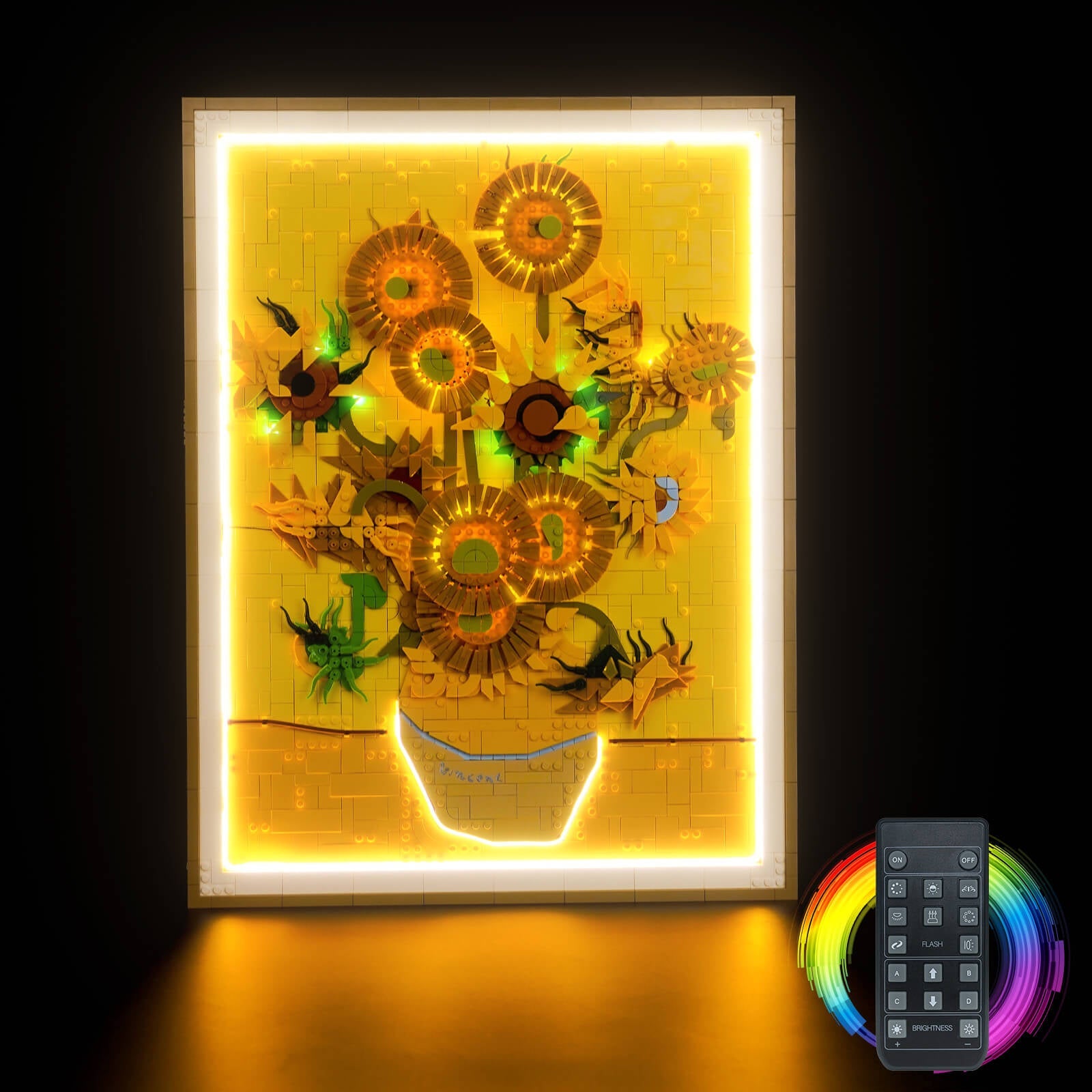Light Kit for LEGO Art Vincent van Gogh – Sunflowers 31215