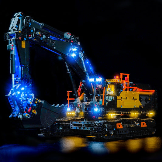Light Kit for LEGO Technic Volvo EC500 Hybrid Excavator 42215