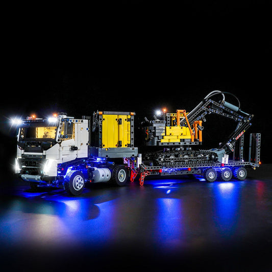 Light Kit for LEGO Technic Volvo FMX Truck & EC230 Electric Excavator 42175
