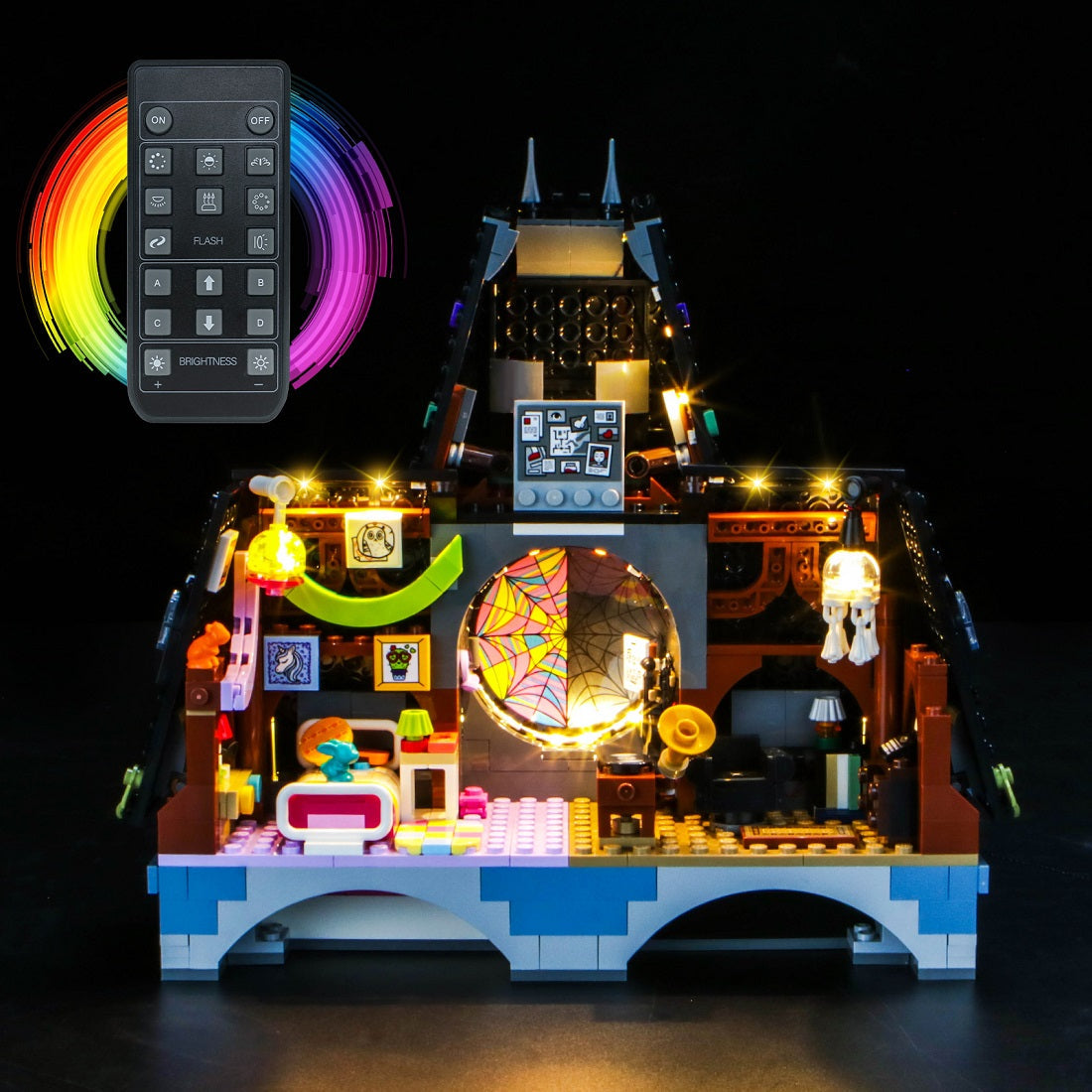 Light Kit for LEGO Wednesday Sets Wednesday & Enid's Dorm Room 76781
