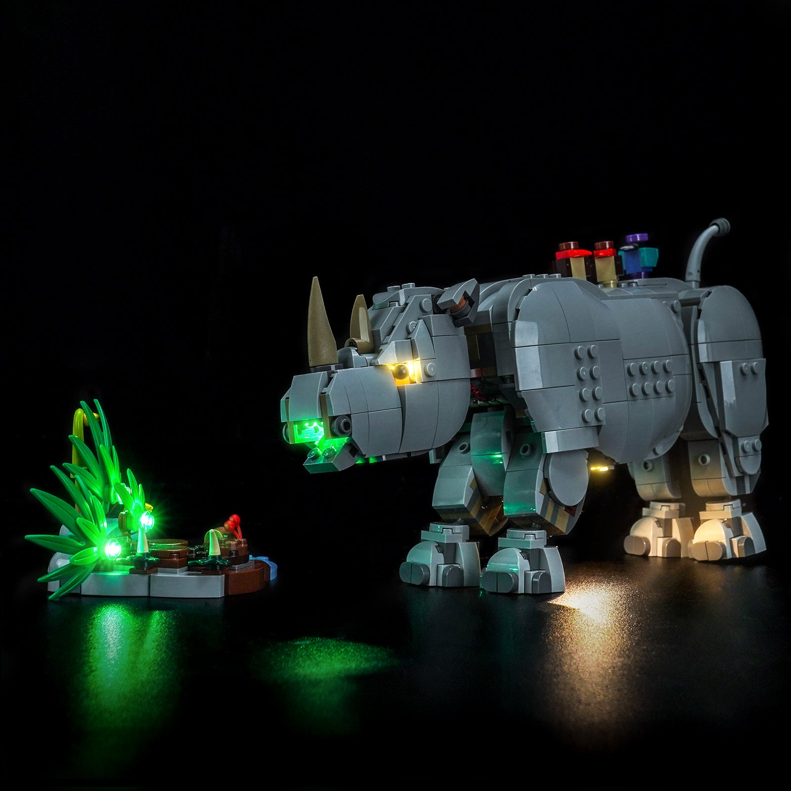 Light Kit for LEGO Creator 3-in-1 Wild Animals: Majestic Rhino with Birds 31171