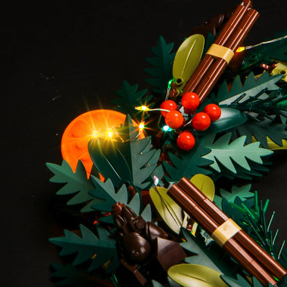 Light Kit for LEGO Icons Wreath 10340