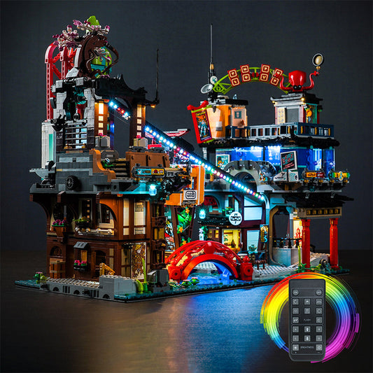 Light Kit For LEGO NINJAGO City Markets 71799